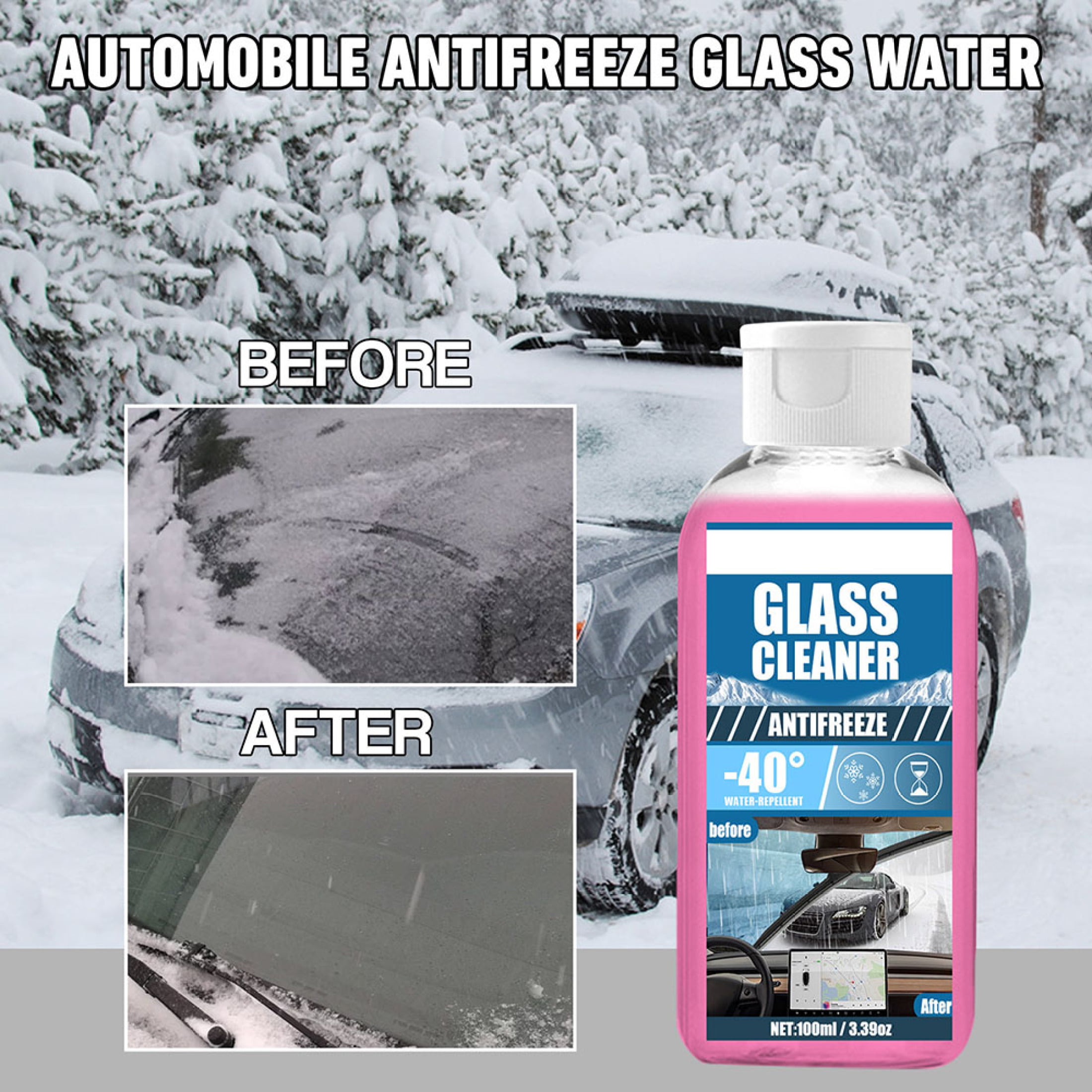 Buy Wholesale China 400ml Automobile Windshield Window Defroster De Icer  Spray & Windshield Defroster Spray at USD 0.39