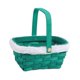 thumbnail image 3 of Cesta de regalo de Navidad, cesta de mano de Navidad, cesta de almacenamiento con asa, recuerdo de fiesta Verde con embalaje, 3 of 9