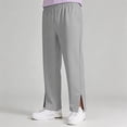 thumbnail image 5 of CAIXIA Wide Leg Sweatpants for Girls Boys Elastic Waist Baggy Side Split Trousers Pull On Cozy Casual Athletic Pockets Kids Pants Clothes, 5 of 9