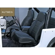 Rugged Ridge by RealTruck Seat for Jeep CJ/Wrangler YJ/TJ | Front, High-Back, No-Recline, Nutmeg | 13401.07 | Compatible with 1976-2002 Jeep CJ & Wrangler YJ/TJ