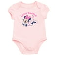 thumbnail image 3 of Disney Minnie Mouse Bodysuit, Skirt and Headband 3 Piece Outfit Set Gingham Newborn to Infant, 3 of 5