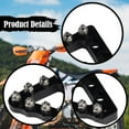 thumbnail image 6 of JISADER Motorcycle Rear Brake Pedal Tip Easy Installation Accessories Aluminum Alloy Black, 6 of 9