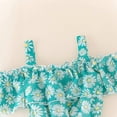 thumbnail image 3 of Toddler & Baby Girls Summer Off Shoulder Tutu Princess Dress Chiffon Flowy Beachwear Sundress, 3 of 6