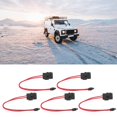 thumbnail image 2 of Veeki 5Pcs Heavy Duty Wire Extension Thin Car Mini Holder Connector Compact 16AWG Regular Professional Automotive Circuit Easy Tap Accessories for Test (ACD Flat Angle 10.9mm)-051603, 2 of 5
