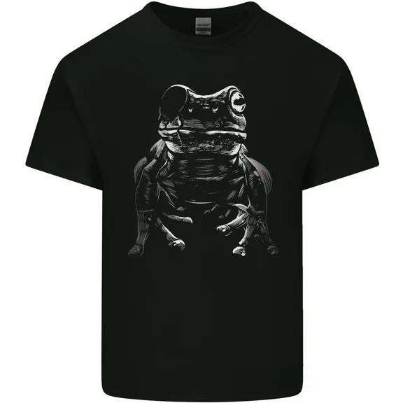 Frog With Eyepatch Pirate Amphibian Funny Animal Graphic Unisex T-Shirt, up to size 5XL