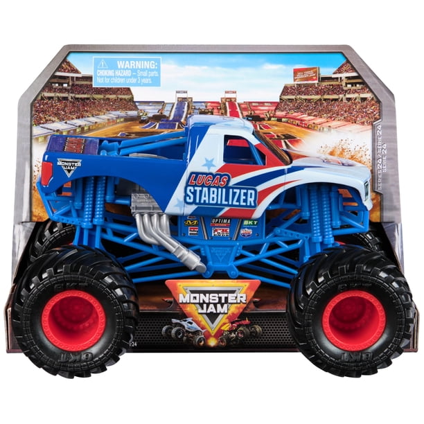 Camión Monstruo Coleccionable de Fundición Monster Jam Lucas Stabilizer