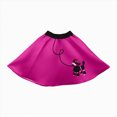 thumbnail image 4 of NOLDARES 50s Costumes for Girls 50s Poodle Dress with Polka-Dot Printed Scarf for Kids Halloween Costume(Hot Pink,7-12 Years), 4 of 6