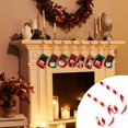 thumbnail image 2 of Christmas Stocking Holders for Mantle Set 4, Lightweight Metal Stocking Hangers Adjustable Candy Cane Stocking Hooks for Fireplace Non-Skid Stocking Holders for Christmas Decoration (Red), 2 of 7