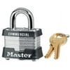 Master Lock 3KA 1-9/16 in. W Laminated Steel 4-Pin Cylinder Padlock Keyed Alike
