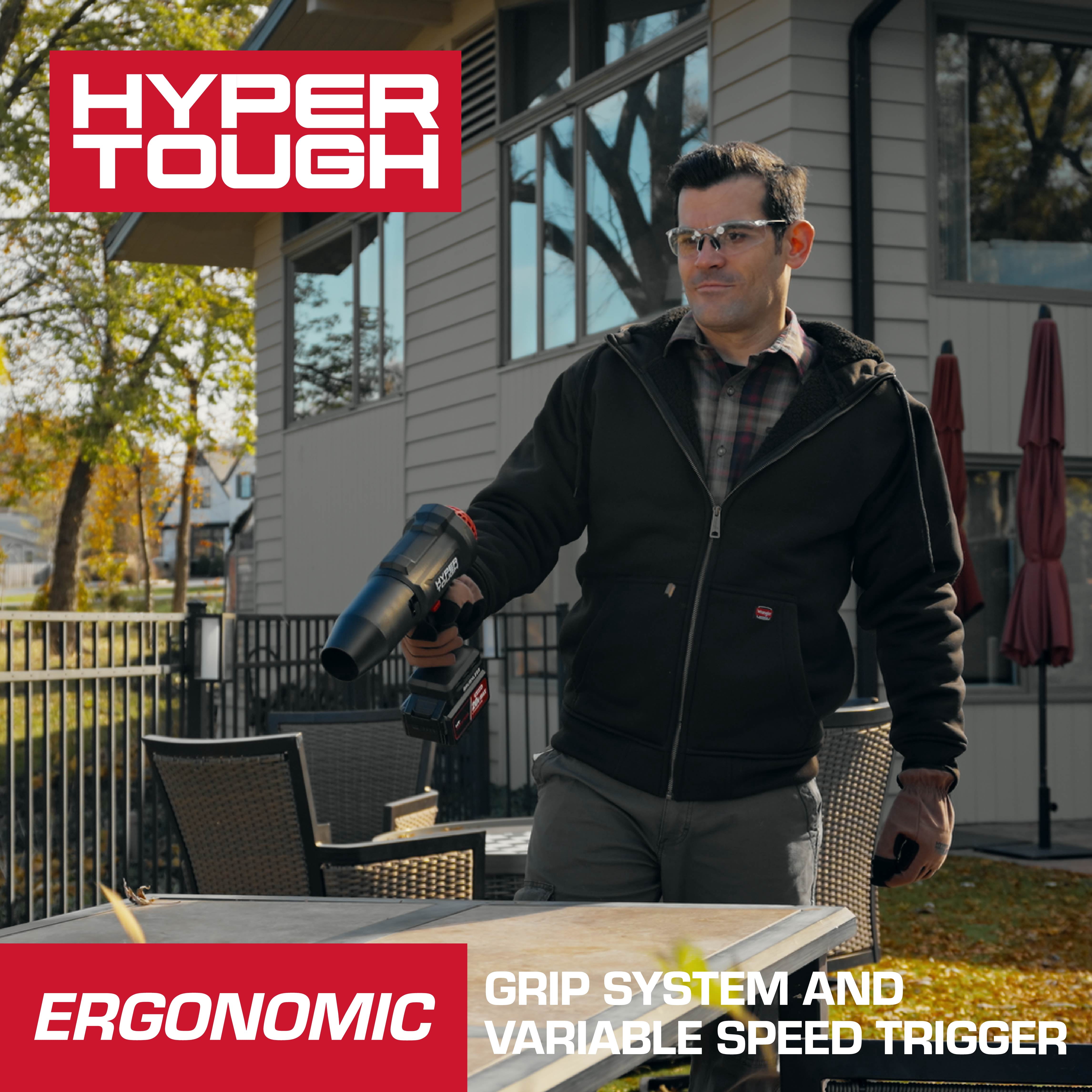 Hyper Tough 20V 3-IN-1 200CFM Compact Blower, HY5601050516007
