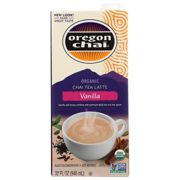 Oregon Chai Vanilla Concentrate Chai Tea Latte, 32 Fo (Pack of 6