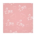 thumbnail image 5 of YFYANG Square Polyester Table Cloth, 60" x 60" Reusable Table Cover Kitchen Dining Room Pink Love Doodle Decorative Tablecloths for Tables of 2-4 People, 5 of 8