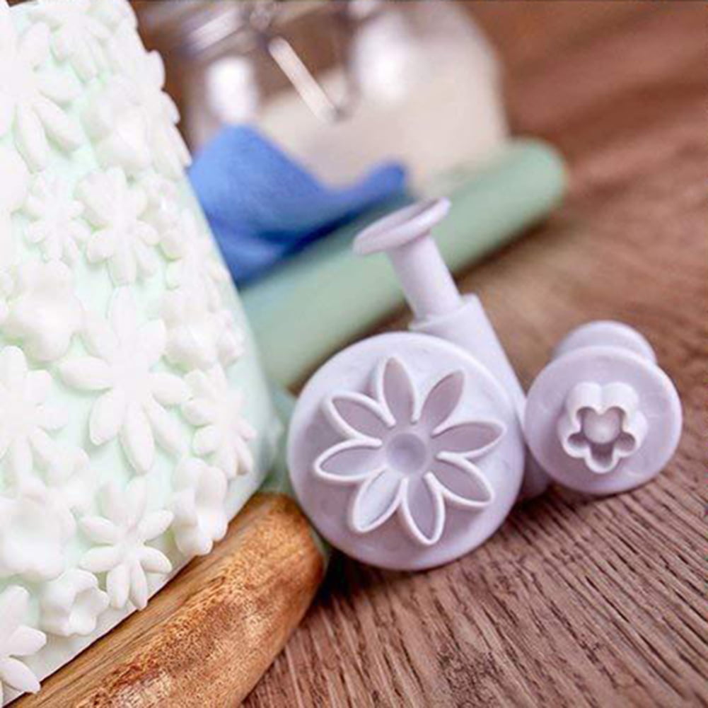 Sugarcraft Geomety Plastic Cookie Fondant Cutter Fondant Mold Cake Decor LH 