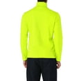 thumbnail image 3 of Unique Bargains Men's Pullover Lightweight Long Sleeve Top Turtleneck T-Shirt 38 Green Yellow, 3 of 7