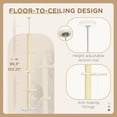 thumbnail image 5 of Modern Cat Tree Height Adjustable 87 -103 Inch with 4-Tier Platforms, Toy Ball, Cat Climber for Indoor Cats, 5 of 11