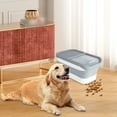 thumbnail image 4 of Pet Food Storage Bin Gray, Pet Food Storage Container Collapsible Dog Food Container With Sliding Lid Cat Food Storage, 4 of 4