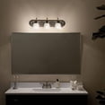 Kichler Bathroom 24" 3-Light Vanity Light, Brushed Nickel with Satin ...