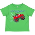thumbnail image 3 of Inktastic Merry Christmas Santa Drives a Monster Truck Boys or Girls Toddler T-Shirt, 3 of 5