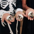 thumbnail image 4 of 8Pcs Halloween Scary Props Small Skulls Tiny Skull Model Fake Skull Decor for Party, 4 of 8