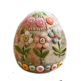 thumbnail image 2 of CoreLiving Felt Easter Egg Decorating Kit All-Inclusive Craft Set with Hand-Embroidered Materials Bunny Chick Patterns for DIY Hanging Ornaments Easter Tree Decorations Spring Home Décor, 2 of 9