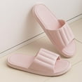 thumbnail image 2 of Xunlbb Lightweight Sandals for Women Men Comfort Non-Slip Pillow House Sandals Waterproof Shower Shoes Indoor Slides Bathroom Sandals Slip On Slide Sandals Easy to Clean 37-45, 2 of 9