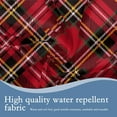 thumbnail image 5 of Red Black Plaids Tablecloth 60x60 Inch Round,Retro Christmas Plaid Waterproof Table Cloth Cover Decorative for Party and ​Camping Holiday Dinning Tabletop Home Décor, 5 of 7