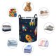 thumbnail image 4 of Fotbe Spaceships and Stars Cesto de Ropa con Asas, Cesto Impermeable de Gran Capacidad, Bolsa de Lavado para Dormitorio, Cesto de Ropa con Ruedas y Asas-Medium, 4 of 6