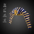 thumbnail image 2 of Windy City Novelties - Gold and Blue Egyptian Pharaoh Hat, 2 of 3