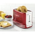 thumbnail image 3 of Nostalgia Retro Toaster 2 Slice Vintage Toaster Oven for Bagels & Thick Bread, Red, 3 of 7