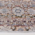 thumbnail image 3 of SAFAVIEH Princeton Kestrel Abstract Area Rug, Ivory/Blue, 6'7" x 6'7" Round, 3 of 8