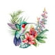 thumbnail image 1 of Pegatinas de pared con diseño de pájaros y flores para ventana, decoración floral de PVC, calcomanías para puertas y ventanas, calcomanías para ventan, 1 of 9
