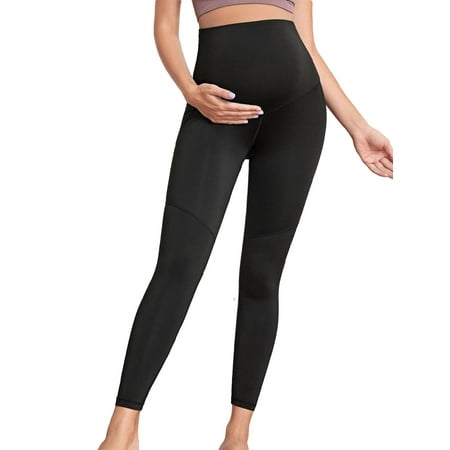 

Plain Regular Elastic Waist High Waist Long Maternity
