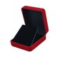 thumbnail image 2 of Caja de exhibición de terciopelo, soporte de exhibición de colección, caja de regalo, broches, estuche de almacenamiento versátil, organizador de joya Rojo Negro, 2 of 8