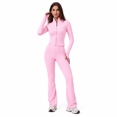 thumbnail image 2 of Veballensty Women's 2 Piece Yoga Outfit, Zip Up Long Sleeve Cropped Jacket & High Waist Flared Leggings Workout Tracksuit for Gym Running, 2 of 9