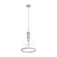 thumbnail image 5 of Hunter - Van Nuys 1-light Brushed Nickel, Medium Size Pendant Light, Dimmable, Transitional Style, Bell Shaped, for Bedrooms, Dining, Living Rooms - 19296, 5 of 8
