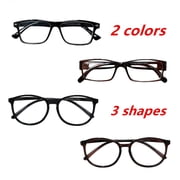 8 Pack Reading Glasses Men Women Unisex Readers Square Rectangle Round Frame +3.25
