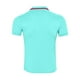 thumbnail image 5 of Blusa y camisa de manga corta con cuello vuelto para hombre, uniforme de moda informal con solapa y botones, top de poliéster de manga corta para hombre, 5 of 9