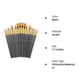 thumbnail image 5 of Rongsi Brush Set, 20 Pack Acrylic Brushes, Oil Watercolor Acrylic Brushes, Artist Brushes for Body Face Rock Canvas, Painting Art Craft Supplies for Kids Adults, Pure Black, 5 of 8