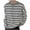 Gray, variant on HAiming Mens Striped Sweaters Color Block Long Sleeve Crewneck Pullover Knit Tops Trendy Plus Size Casual Loose Blouse