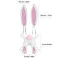 thumbnail image 4 of YWIYIUD Easter Rabbit Doll for Wreath,Easter Rabbit Wreath Decorations,Easter Door Decoration Hanging Welcome Sign Rabbit Wreath Kit Easter Spring Wreath, Spring Home Door Wall Hanging Decor, 4 of 7