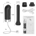 thumbnail image 3 of Hexang Black Portable Rechargeable Handheld Spray Washer & Feminine Washer Set, 3 of 6