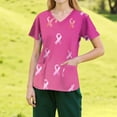 thumbnail image 3 of NAMTYQX Breast Cancer Awareness T-Shirts Pink Breast Cancer Shirts for Women Multicolor Size 4XL, 3 of 4