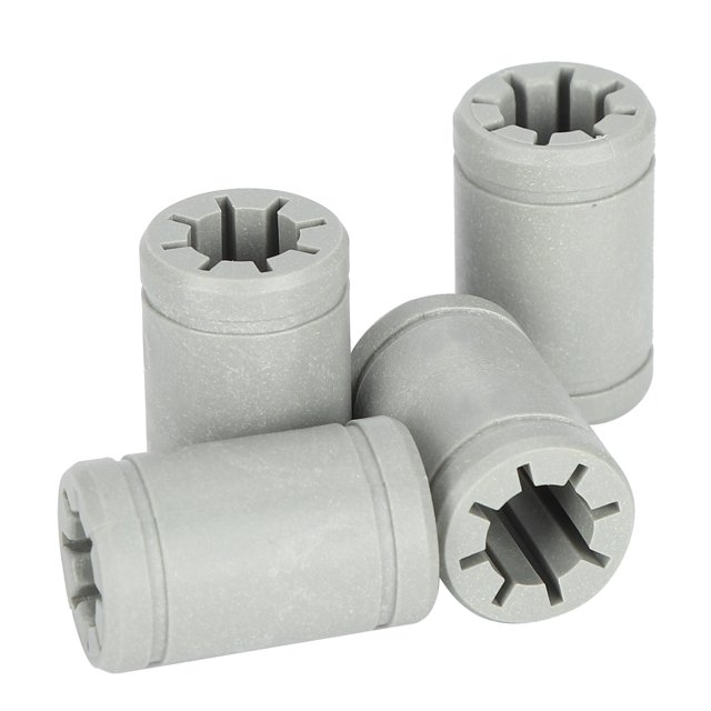 Eje de plástico RJM, 4 piezas, eje de cojinete, cojinetes lineales grises, kit de impresión D, artesanía excepcional