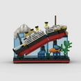 thumbnail image 1 of 247pcs Titanic Building Blocks Model Set, Small Particles Assembled Building Blocks Ship, 1 of 5