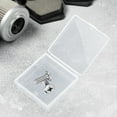 thumbnail image 2 of KAKOWELY tiny plastic boxes 6pcs Small Clear Plastic Beads Storage Containers Box With Hinged Lid For Storage Of Small Items Crafts Jewelry Hardware 2.16x2.16x0.59in, 2 of 5