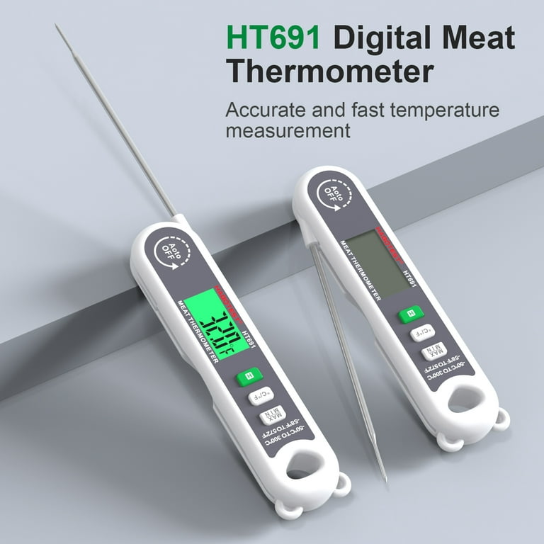 HABOTEST Instant Read Digital Meat LCD Thermometer for Food Bread Baking  Thermometer for Cooking and Grilling and BBQ