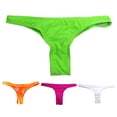 thumbnail image 4 of Joernso Women's Cheeky Bikini Bottom Low Waisted Thong Rave Bottoms Mid Cut Bathing Suit Bottom for Beach Swimming Pool, 4 of 7