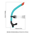 thumbnail image 4 of Tubo Respiración Snorkel Semi Seco Válvula Purga Unidireccional para Hombres (lago) Azul, 4 of 9