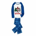 thumbnail image 6 of LuLiaMenton Family Christmas Pajamas, Red Plaid WE ARE FAMILY Matching Sleepwear, 2-3T-Kid, 6 of 6