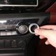 thumbnail image 3 of Ajuste de la cubierta del botón de volumen del espejo retrovisor del coche, A/C Cubierta de botón para 2015-2021 (plateada), 3 of 5